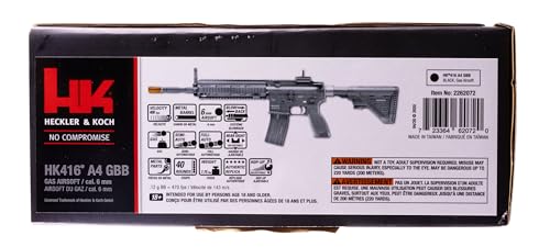 Umarex HK Heckler & Koch HK416 A4 GBB Airsoft Gun Black