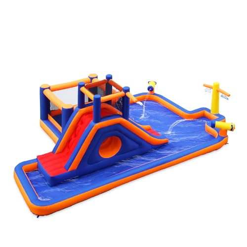 Blast Zone Pirate Blaster Inflatable Water Slide - Large - Multicolor