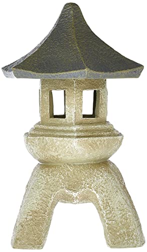 Design Toscano Asian Decor Pagoda Lantern Statue Giant Two-tone Stone