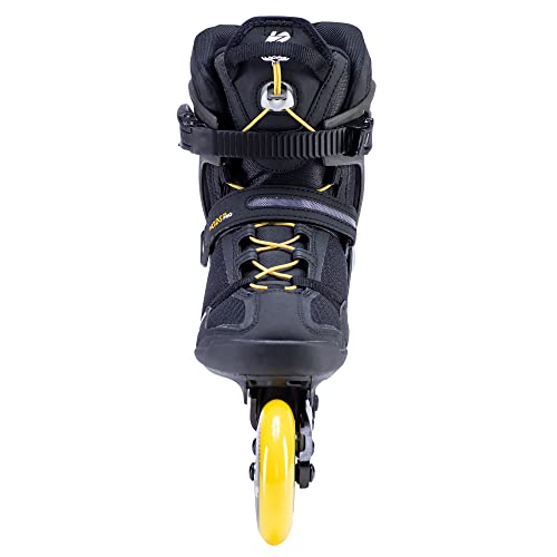 K2 VO2 S 90 Inline Skates Black_Yellow Size 10