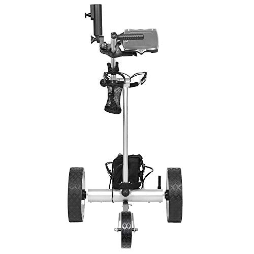 BAT-CADDY ELECTRIC GOLF CADDY X4R Remote Golf Push Cart Titanium Silver