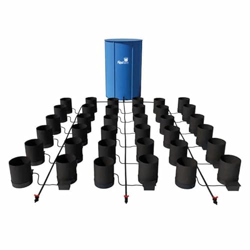 AutoPot 36 Pot GeoPot System with 3 Gallon Fabric Pots Black