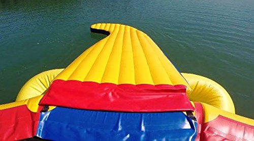 Island Hopper Gator Monster Tail Water Trampoline Bouncer Slide Yellow
