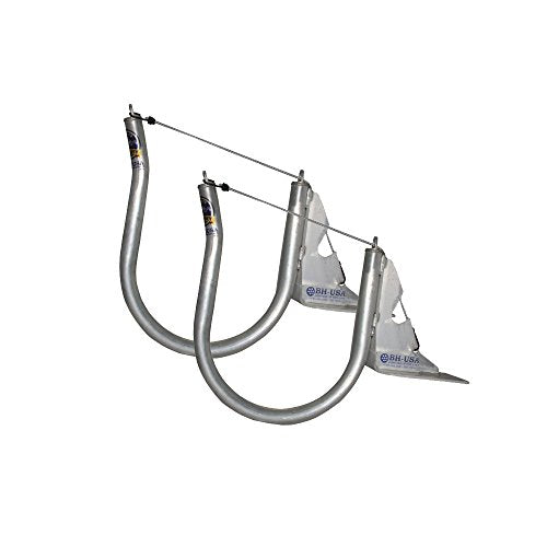 BH-USA Aluminum Dock Mount Kayak Racks Silver
