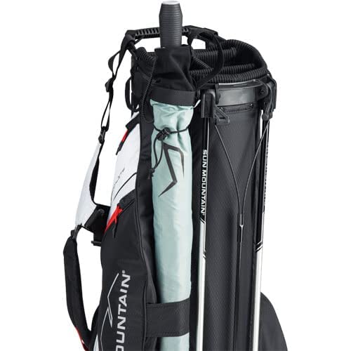 Sun Mountain Eco-Lite Stand Bag Black/White/Red