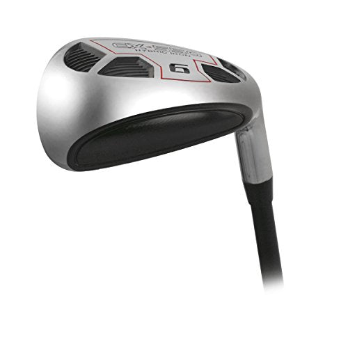 PING Powerbilt Golf EX-550 Hybrid Iron Set Men's Right Handed 4-SW Senior Flex Graphite Silver/Black