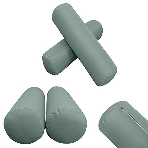 Prolinemax Full Size 5PC Outdoor Daybed Cushion Set with Bolster Pillow Green