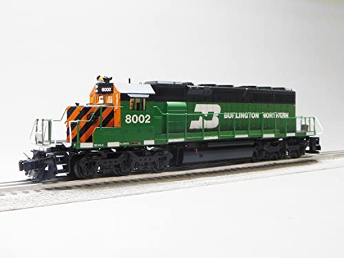 Generic Burlington Northern Legacy SD40-2 Diesel Locomotive Engine #8002 O Gauge Green