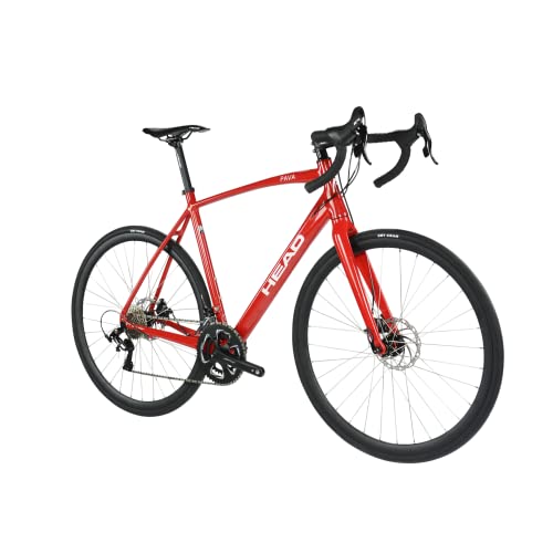 HEAD Pava 22 Speed Aluminum Road Bicycle with Carbon Fork Red
