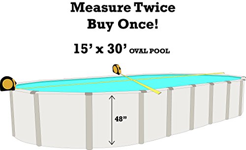 Smartline Oval Manor Pool Liner Beaded Style 48-Inch Wall 25 Gauge
