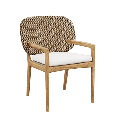 WholesaleTeak Grade-A Teak Wood Luxurious Solo Akyee Arm Chairs Set of 4 Teak