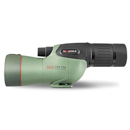 Kowa TSN-55S Spotting Scope with Vanguard Vesta GO 264CV12 Carbon Fiber Tripod Green