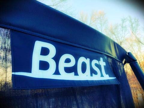 Beast Trampoline 14 ft with Premium Enclosure and Free Ladder Blue