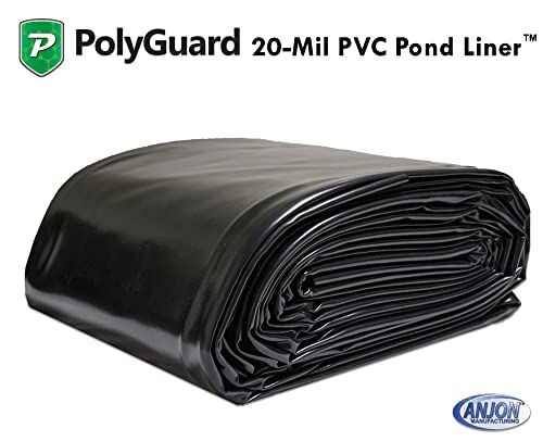 POLYGUARD PVC Pond Liner 30 ft. x 50 ft. - 20-Mil Black