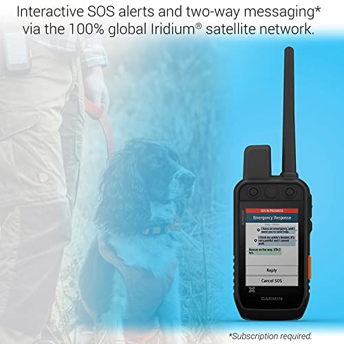 Garmin Alpha 200i Dog Tracking Handheld with inReach Technology, 3.6" Touchscreen, Portable Power Bank & Accessories