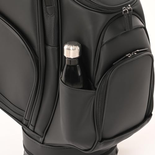SuperStroke Golf Bag with Cart for Men & Women, Black