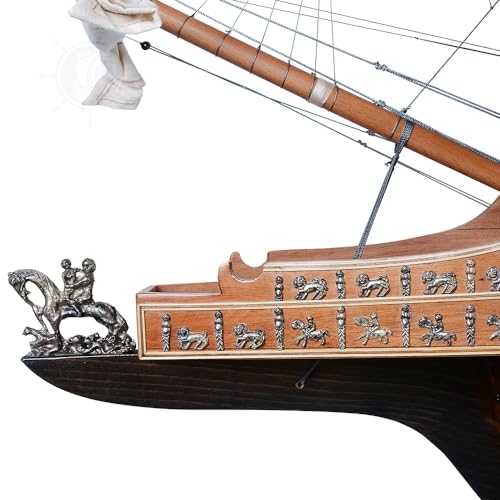 Old Modern Handicrafts Sovereign of The Seas Ship Model Natural Wood