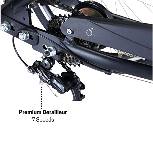 sixthreezero EVRYjourney 7-Speed Hybrid Adult Tricycle Matte Black