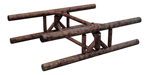 Log Kayak Rack 1 Paddle Boat Plus 2 Kayak or SUP Canyon Brown