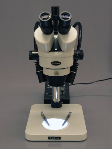 AmScope Trinocular Stereo Zoom Microscope 3.5X-90X White