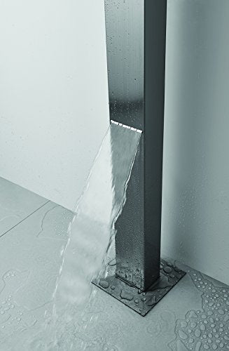 No Worries Showers Outdoor Shower Toorak 316 Marine Grade Stainless Steel Panel