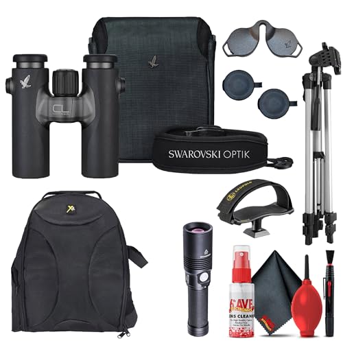 SWAROVSKI OPTIK 8x30 CL Companion Binoculars Anthracite with Wild Nature Accessories Package