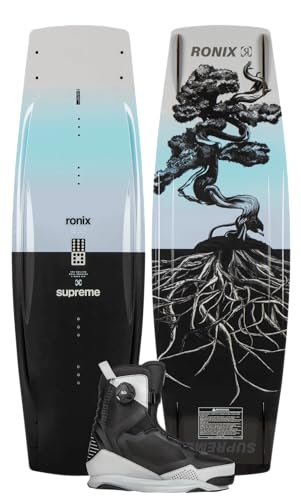 Ronix Wakeboard Package 141 - Supreme Board w/Supreme BOA Boots Black
