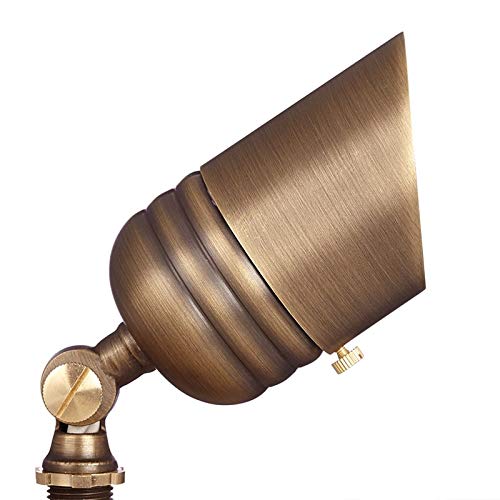 VOLT 12V Brass Bronze LED Landscape Lighting Kit (8 Spotlights, 4 Path Lights) Bronze