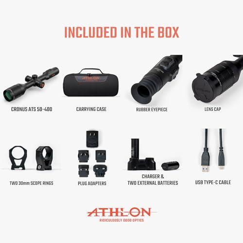 Athlon Optics Cronus ATS 50-400 Thermal Scope Black