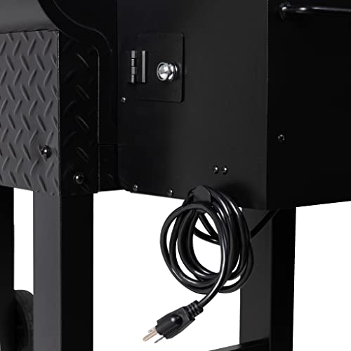 Prime Pellet Grills KC King Electric Pellet Smoker Grill with Digital Temperature Control Black