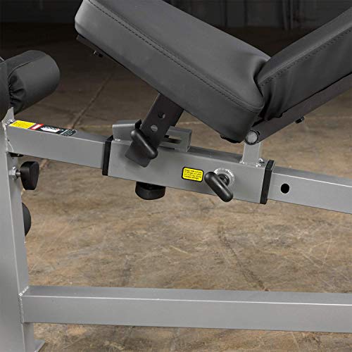 Body-Solid PowerCenter Olympic Bench - Versatile Weight Bench with Squat Rack, Bench Press Rack, and Leg Developer