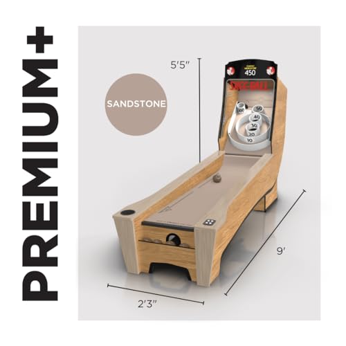 Skee-Ball Arcade Table Machine Game for Home Basement - Premium+ Nostalgic Classic Fun - Made in The USA (Sandstone)
