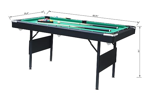 Voohek 5.5FT 3-in-1 Portable Game Table Combo Black/Blue/Green