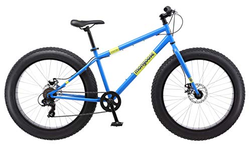 Mongoose Dolomite Fat Tire Mountain Bike 26 Inch Wheels Blue