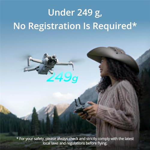 DJI Mini 4 Pro Fly More Combo Plus with DJI RC 2, Folding 4K HDR Camera Drone Gray