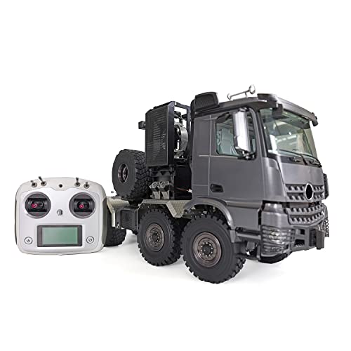 TOUCAN RC HOBBY 1/14 Metal 8x8 Off-Road RC Tractor Truck Gray-5