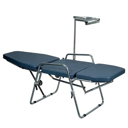 mrhugoo Microfiber Leather Dentist Chair Assistant Stool with Wheels and Instrument Tray