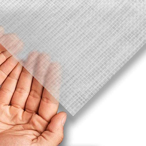Grow1 Clear Woven Greenhouse Plastic Film UV Cover 9 Mil Thick 50' x 150'