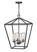 Hinkley Alford Place 12v Outdoor Chandelier Museum Black