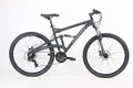 Quality 2024 Gravity FSX 27.5 LTD Dual Suspension 21 Speed Mountain Bike Matt Black
