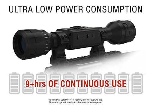 theOpticGuru ATN Thor LTV Ultra Light Thermal Hunting Scope 4K+ Black