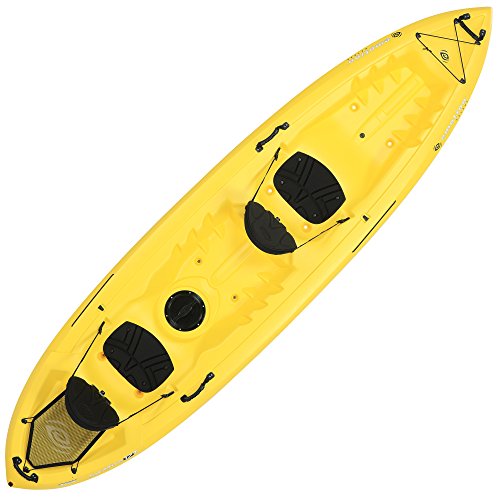 Emotion Kayaks eMotion Spitfire Tandem Sit-On-Top Kayak Yellow