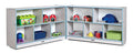 Jonti-Craft Rainbow Accents Low Mobile Fold-n-Lock Coastal Blue