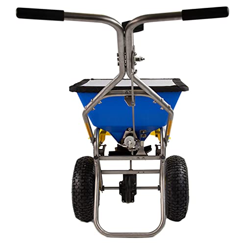 Spyker Winter Weather De-Icing Kit Ergo-Pro Spreader with Handheld Spreader Blue
