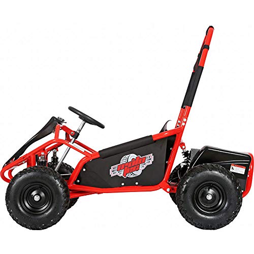 MotoTec Mud Monster Kids Electric Go Kart 48v 1000w Full Suspension Red