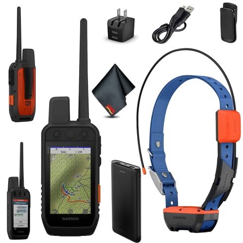 Garmin Alpha 300i Handheld Dog Tracker & Training System with inReach Technology Bundle with Alpha T20 Collar Black
