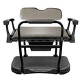 Madjaxm Rear Seat Fits Yamaha G29/Drive 2007-2016 Madjax Genesis 300 Aluminum with Standard Grey Cushions