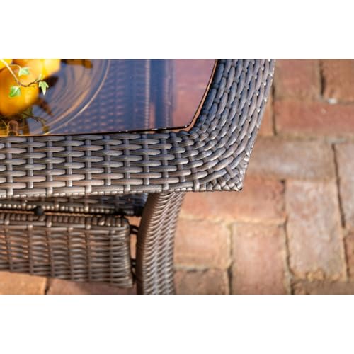 Hanover Strathmere Outdoor 4-Piece Conversation Set Crimson Red