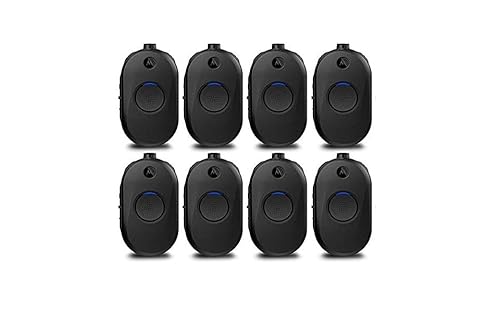 Motorola CLP1080e UHF 8 Channel 1 Watt Two-Way Radio 8-Pack Black