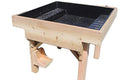 WOG Red Cedar Raised Garden Bed ADA Compliant 48" W x 45" L x 24" - 30" H Red